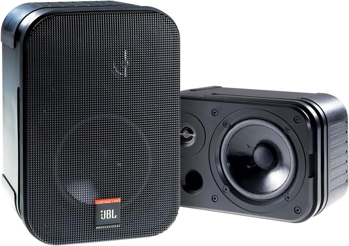 JBL C1Pro Nahfeldmonitor mit Halter Schwarz, 1 Stück, 9.30 x 6.30 x 5.60 inches, schwarz