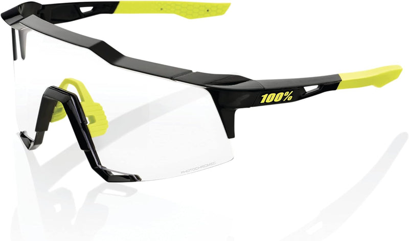 100% GAFAS Speedraft - Gloss Black - Photochromic Linse