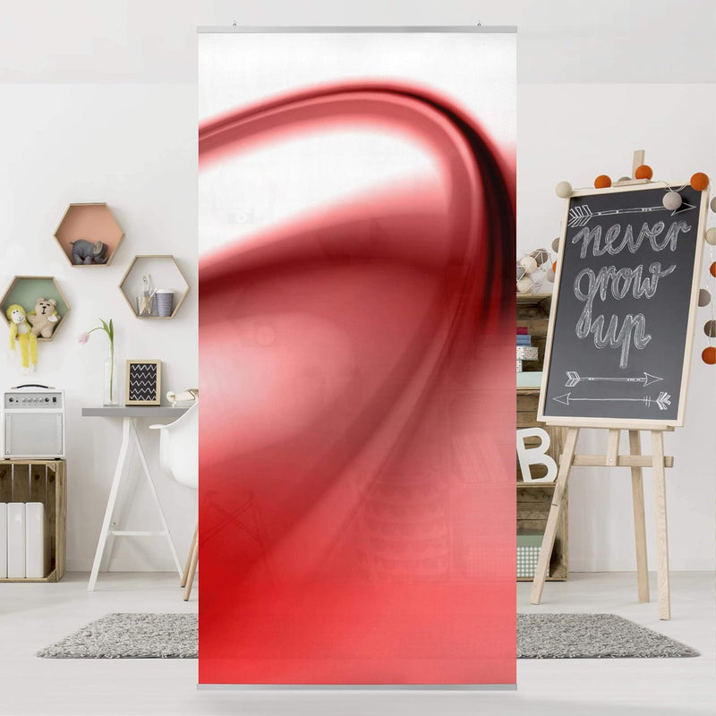 Bilderwelten Raumteiler Red Touch 250x120cm inkl. transparenter Halterung 250x120cm incl. transparen