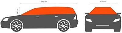 Autoschutzdecke Halbplane Halbgarage kompatibel mit OPEL Crossland - Crossover