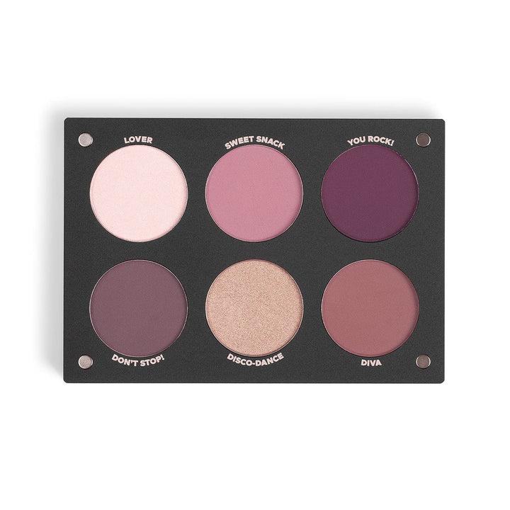 INGLOT PLAYINN Creach Peach, Lidschattenpalette, Eine Kollektion von Sechs Einzigartigen Lidschatten