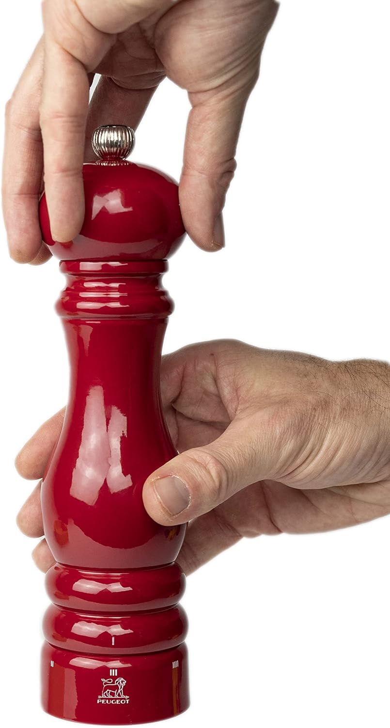 PEUGEOT - Salzmühle Paris u‘Select 22 cm Salzmühle Passionrot Lackiert, Salzmühle Passionrot Lackier