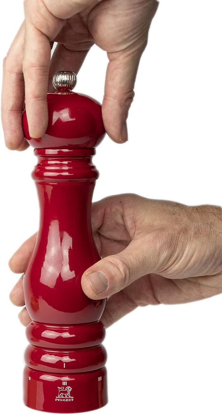 PEUGEOT - Salzmühle Paris u‘Select 22 cm Salzmühle Passionrot Lackiert, Salzmühle Passionrot Lackier