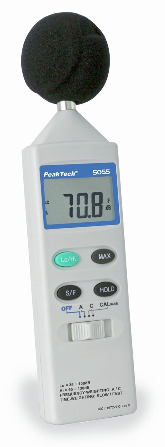 PeakTech Digital-Schallpegelmesser, 3 1/2-stellig