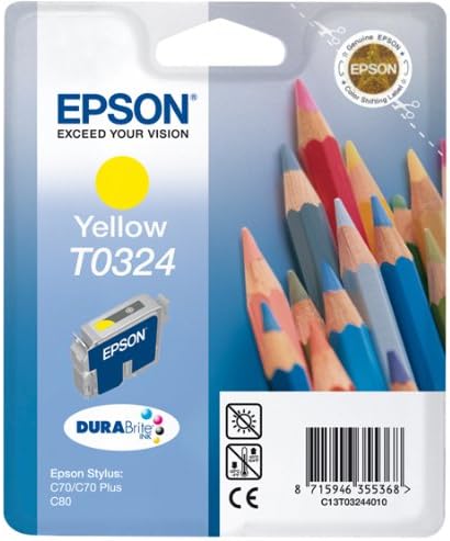 Epson C13T03244010 - EPSON T0324 YELLOW INK STYLUS C70 C80 - YELLOW