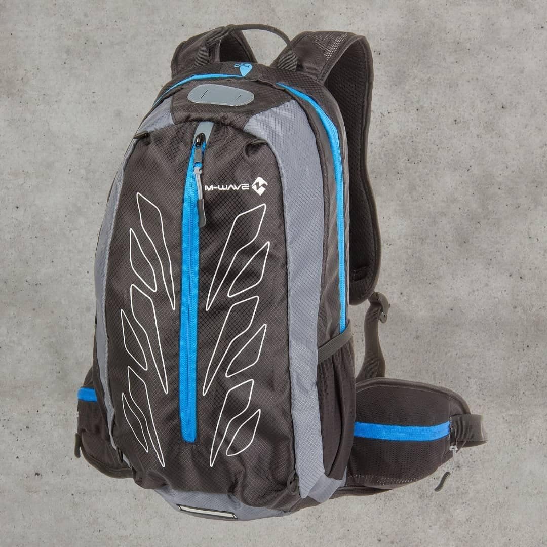 M-Wave BP BACK Biker Spezial-rucksack ohne Trinkblase Blau, ohne Trinkblase Blau