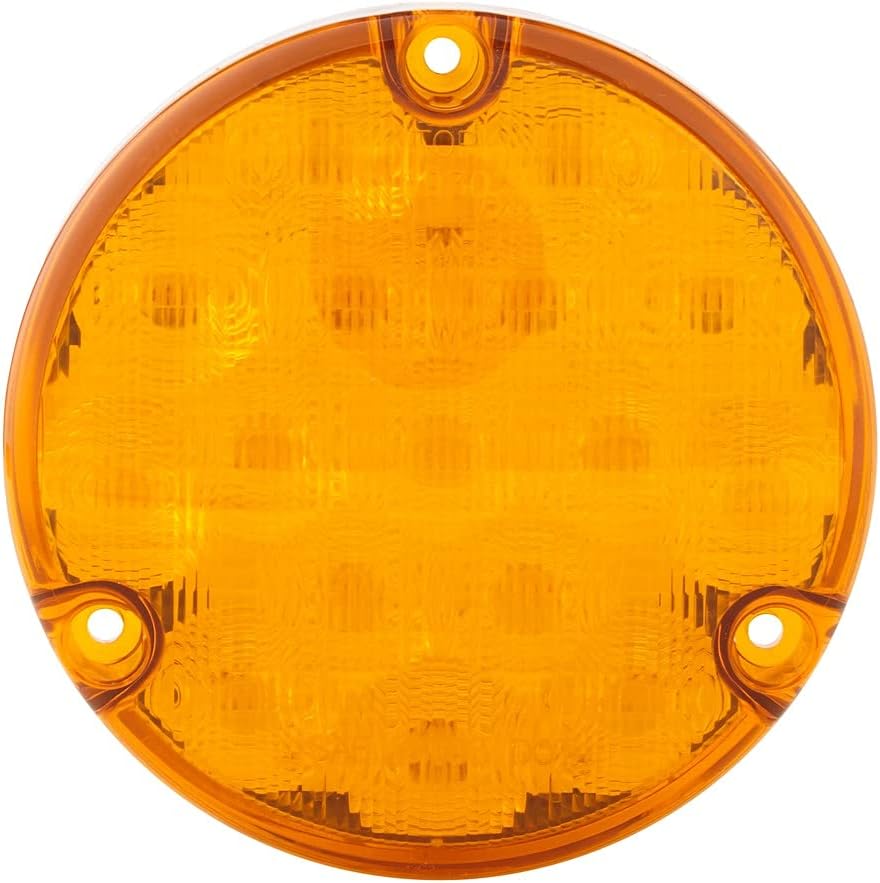 HELLA - Blinkleuchte - LED - Anbau/geschraubt - Lichtscheibenfarbe: gelb - Kabel: 200mm - Stecker: o