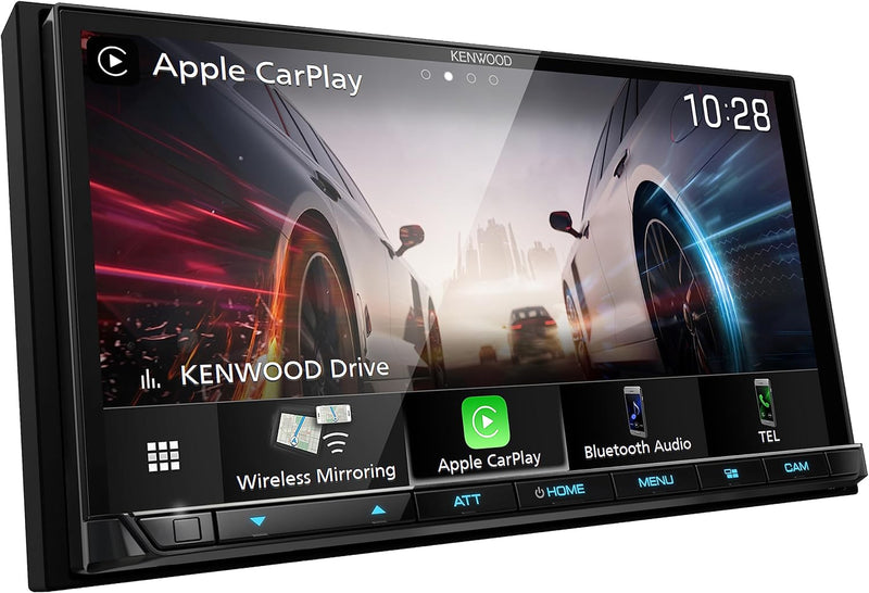 KENWOOD DMX8021DABS - 17,7 cm (7") Digital Media AV-Receiver mit Wireless CarPlay & Android Auto (4x