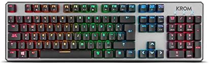 KROM Tastatur Gaming KERNEL -NXKROMKRNL- Tastatur mechanische, mit Nummernblock für PC Gamer, RGB-LE