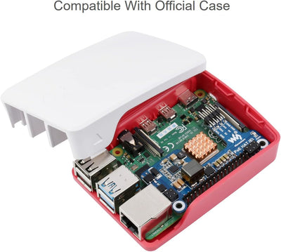 Power Over Ethernet POE HAT für Raspberry Pi 4B/3B+, IEEE 802.3af-konform, Mini POE HAT Unterstützun