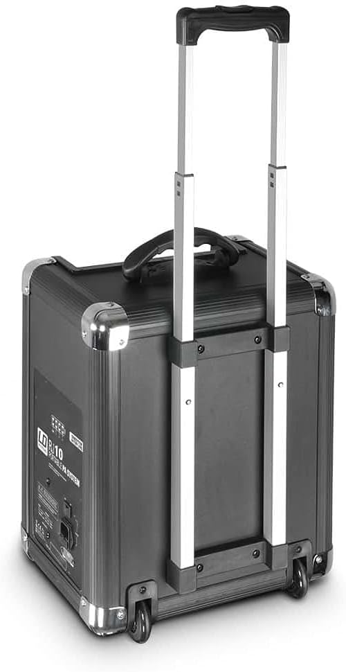 LD Systems Roadjack 10 - Batteriegespeister Bluetooth-Lautsprecher mit Mixer, schwarz