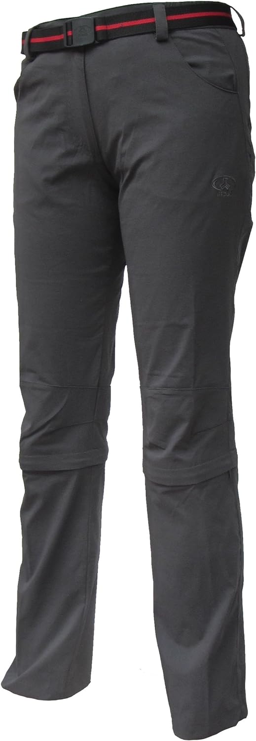 Maul Damen Outdoor Capri Zip-Off Hose Trail II, anthrazit, 38