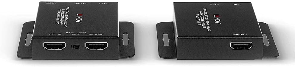 LINDY 38208 – HDMI Extender für HDMI 4K30 & IR-Signale bis 70m über HDBaseT mit HDMI Cat.6 Netzwerkk