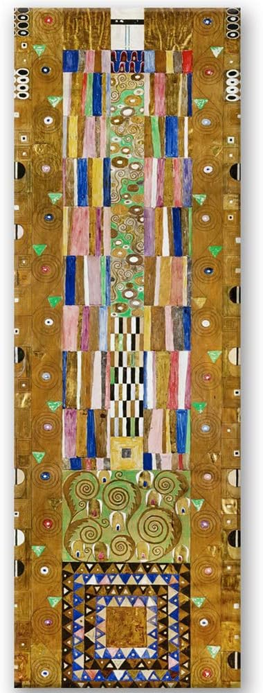Wandbild XXL Gustav Klimt Deko Kunst Bilder Abstraktion mehrfarbig 50x150 cm M12828 50x150 cm, M1282