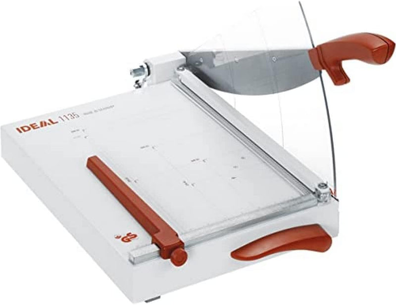 Ideal 1135 Schneidemaschine, Hebelschneider, Papierschneider bis DIN A4 (304 x 385 mm, Schnittlänge