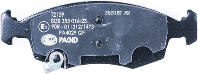 HELLA PAGID 8DB 355 016-231 Bremsbelagsatz - T2139 - Dicke/Stärke: 17.3mm - Bremssystem: Teves - mit