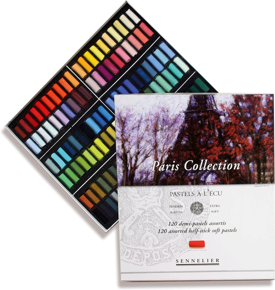 Sennelier Pastels Soft Half ST 120/PKG, mehrfarbig, 120 Stück (1 Stück) 120 stück (1er Pack) mehrfar