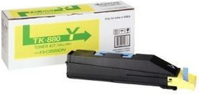 Kyocera 1T02KAANL0 TK-880Y Tonerkartusche 18.000 Seiten, gelb, gelb