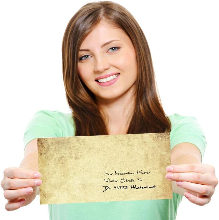 Briefpapier Sets Motivpapier Antik & History Geschichte, ALTES PAPIER 100 Blatt Briefpapier + 100 pa