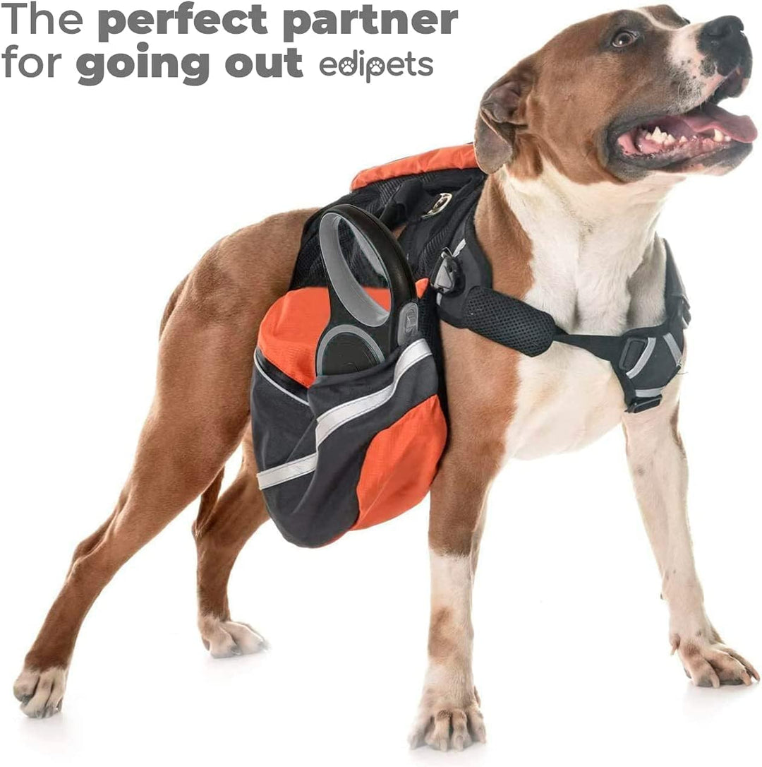 Edipets, Hundeleine, Ausziehbar, Einziehbar, 3, 5 und 8 Meter, Flexibles Band für Rechts- und Spazie