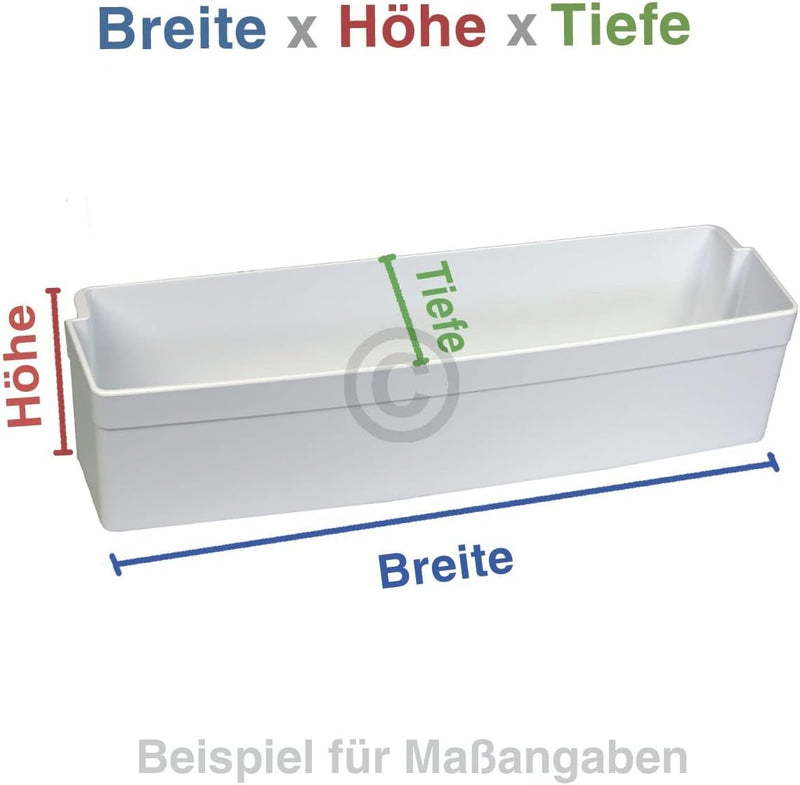 Abstellfach kompatibel mit BAUKNECHT 481241829968 Flaschenabsteller 490x90mm für Kühlschranktüre