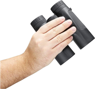 Bushnell Fernglas Powerview Mid Schwarz 10x42, Schwarz 10x42