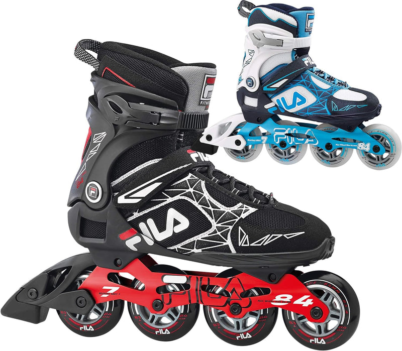 FILA Inliner Damen Legacy Pro 84, Inline-Skates mit Air Flow Belüftungssystem, Rollerblades mit bequ