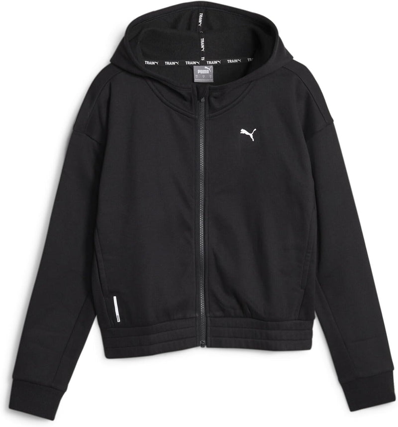 PUMA Damen Train Favorite Fleece Full Zip M Puma Schwarz, M Puma Schwarz