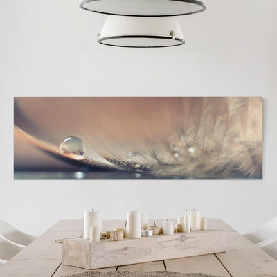 Bilderwelten Leinwandbild - Story of a Waterdrop - Panorama Quer, 60cm x 180cm, 60cm x 180cm