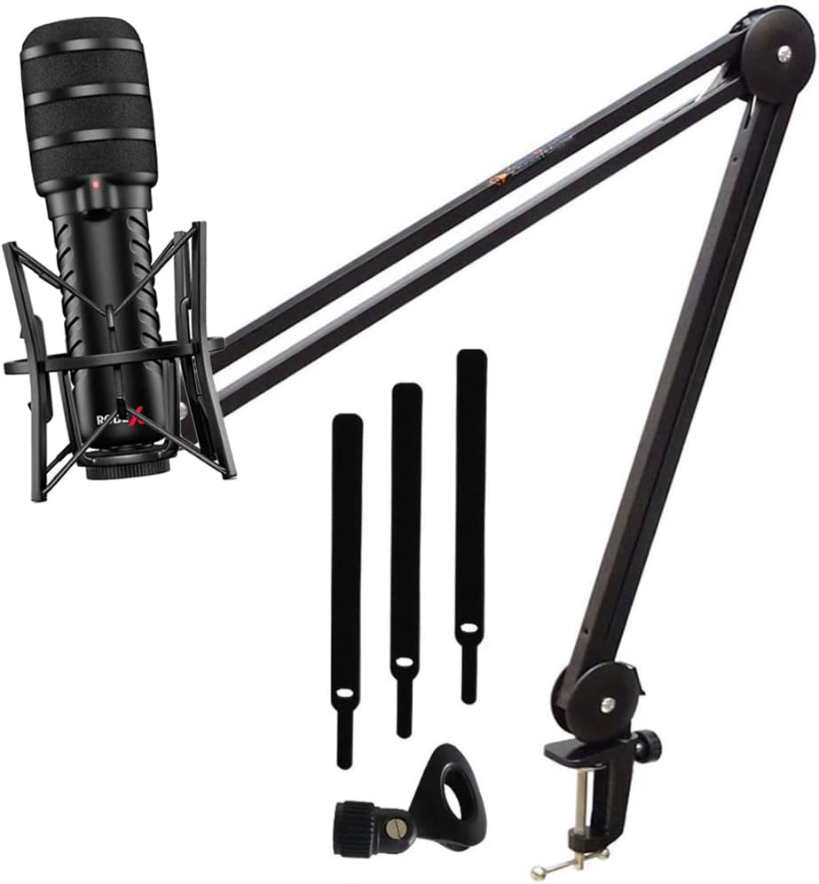 Rode X XDM-100 USB-Sprechermikrofon + keepdrum MS138 Gelenkarm-Stativ