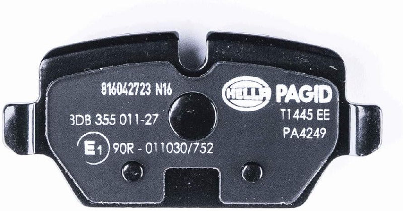 HELLA PAGID 8DB 355 011-271 Bremsbelagsatz - T1445 - Dicke/Stärke: 17.4mm - Bremssystem: Lucas - für