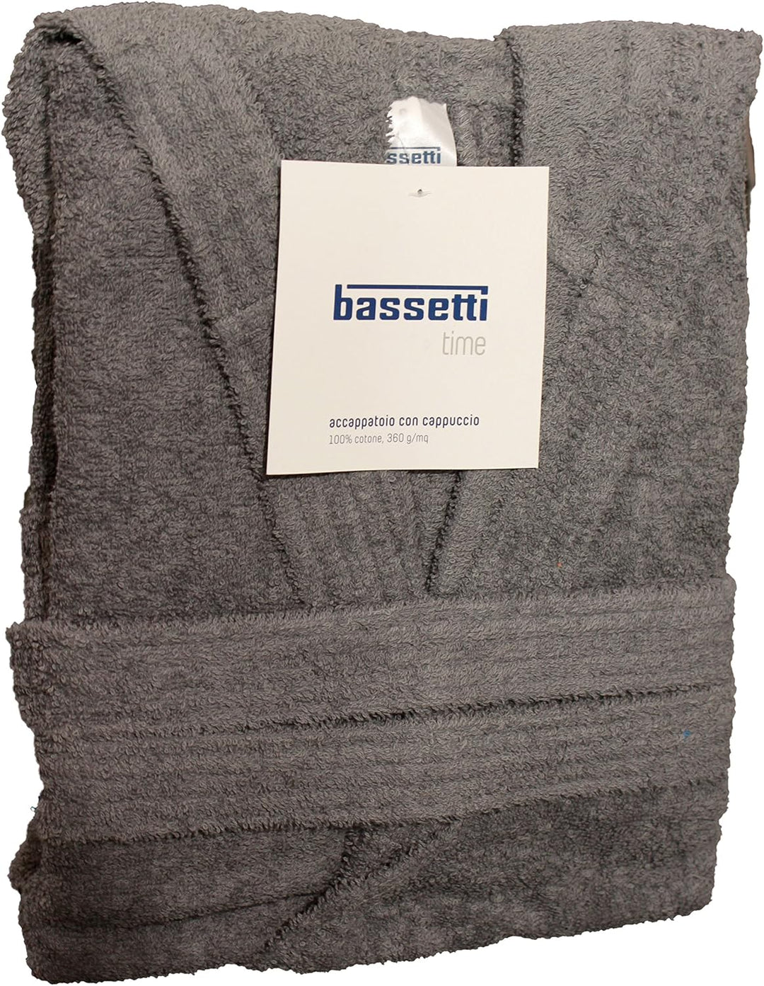 Bassetti Bademantel, Grau, m M Grau, M Grau
