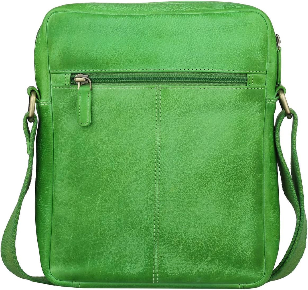 Greenburry Candy-Shop Umhängetasche Leder 21 cm Forest, Forest