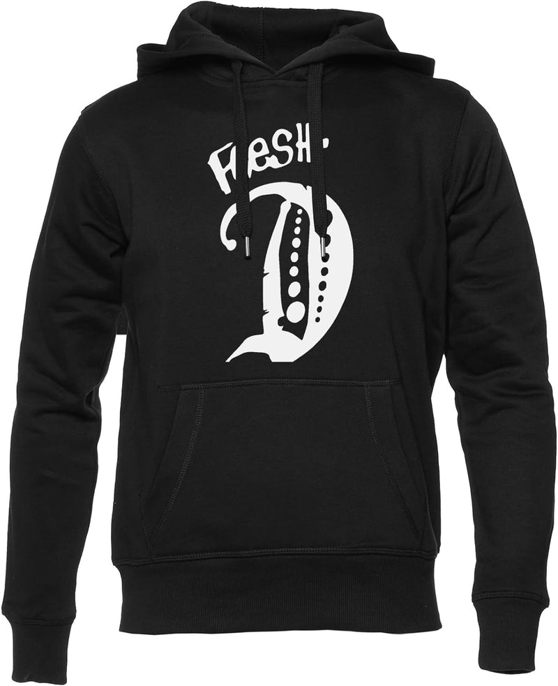 Generisch Fresh D Unisex Hoodie Herren Damen Schwarz Lange Ärmel Kapuzenpulli Men&