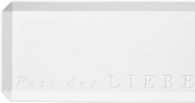 Räder 89248 ZUHAUSE - Centerpiece - Tablett - Fest der Liebe - Porzellan - 52x20x2cm