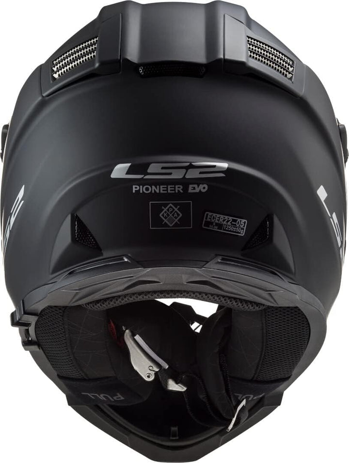 LS2 PIONEER EVO schwarz matt S S Schwarz, S Schwarz
