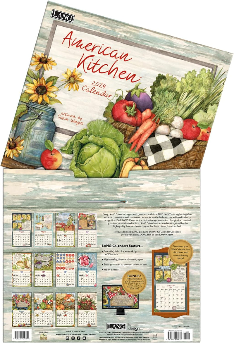 LANG American Kitchen 2024 Wandkalender (24991001891), 2024