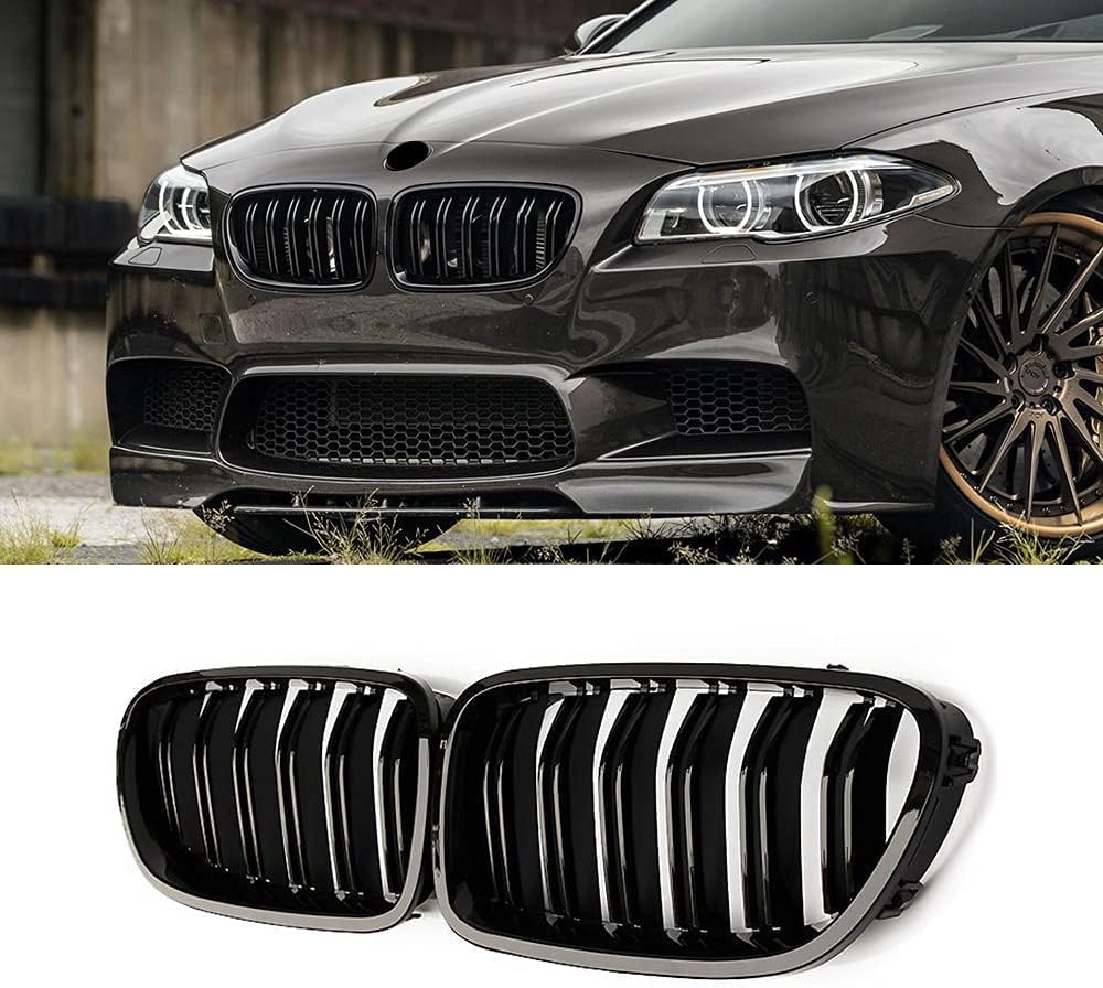 GY F11 Nieren, F10 Nieren Schwarz Front Nieren F10 Kühlergrill für BMW5 Serie F10 F11 M5 2010-2017 f