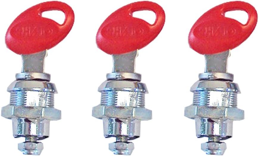 200062r - kit bestehend aus 3 schlösser für seitentasche oder rucksack