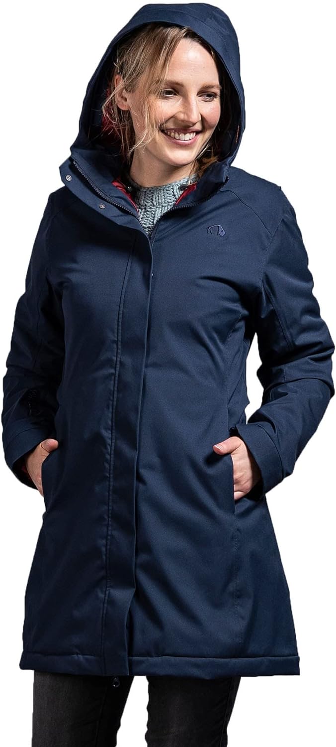 Tatonka STIR W's Hooded Coat Women Blau 38, Blau 38