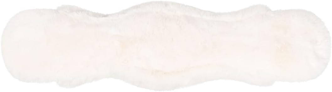 Equinate Westerngurt Classical mit synthetischem Lammfell - anatomischer Sattelgurt Western Bauchgur