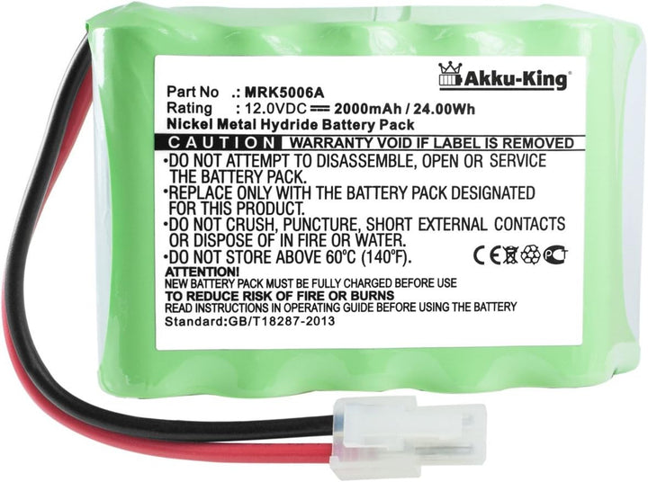 Akku-King Akku kompatibel mit Robomow Perimeter MRK5002, Perimeter Switch, Switch MRK5002C - ersetzt
