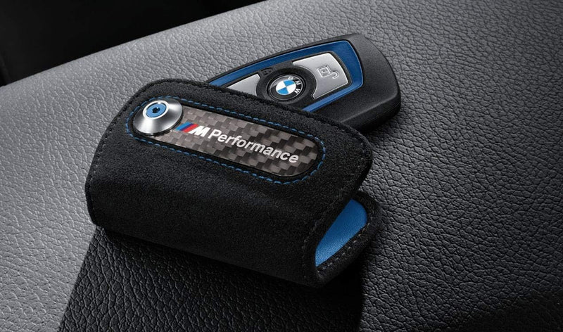 BMW Original Schlüsseletui M Performance aus Alcantara/Carbon F20 F21 F22 F23 F87 F45 F30 F31 F34 F3