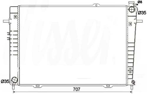 NRF 53497 Kühler, Motorkühlung