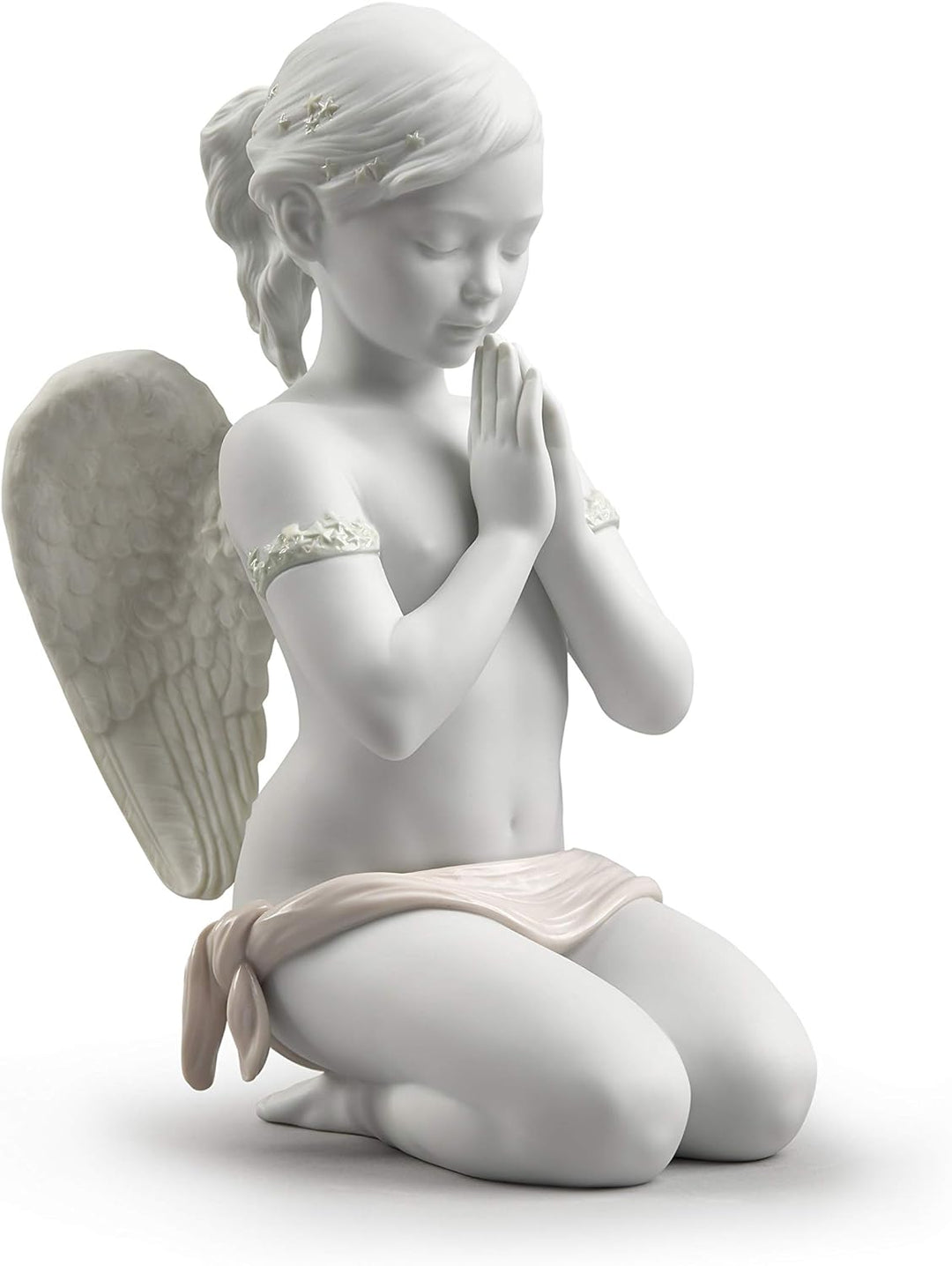 LLADRÓ Engel-Figur Himmlisches Gebet. Engel. Porzellan.