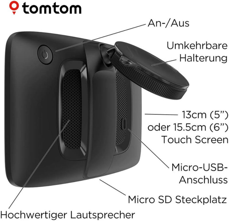 TomTom Navigationsgerät GO Basic (5 Zoll, Stauvermeidung dank TomTom Traffic, Karten-Updates Europa,