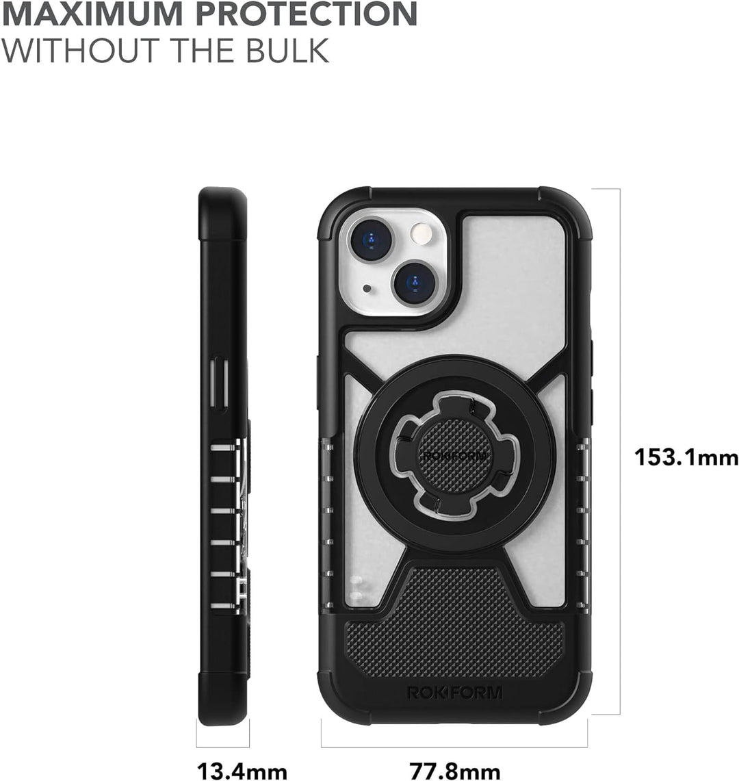 ROKFORM - iPhone 13 Hülle, Doppelmagnet oder und Dreh Verriegelung, iPhone 13 Handyhülle nach Militä