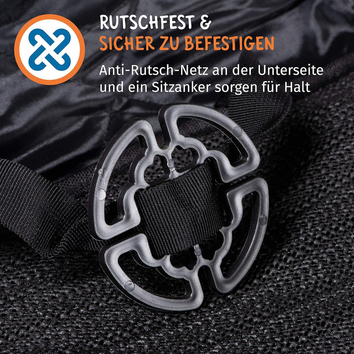Floxik Hunde Autositz - Premium Hunde Autositzbezug für jedes Auto - Hundesitz Vordersitz Hund wasse