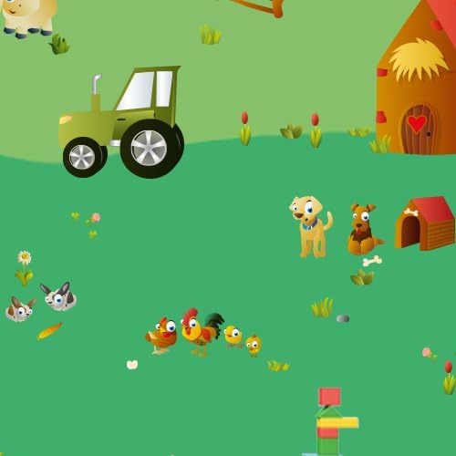 Wandkings Bauernhof Tiere Wandsticker Megapack Set, 99 Aufkleber, Gesamtfläche 260 x 70 cm