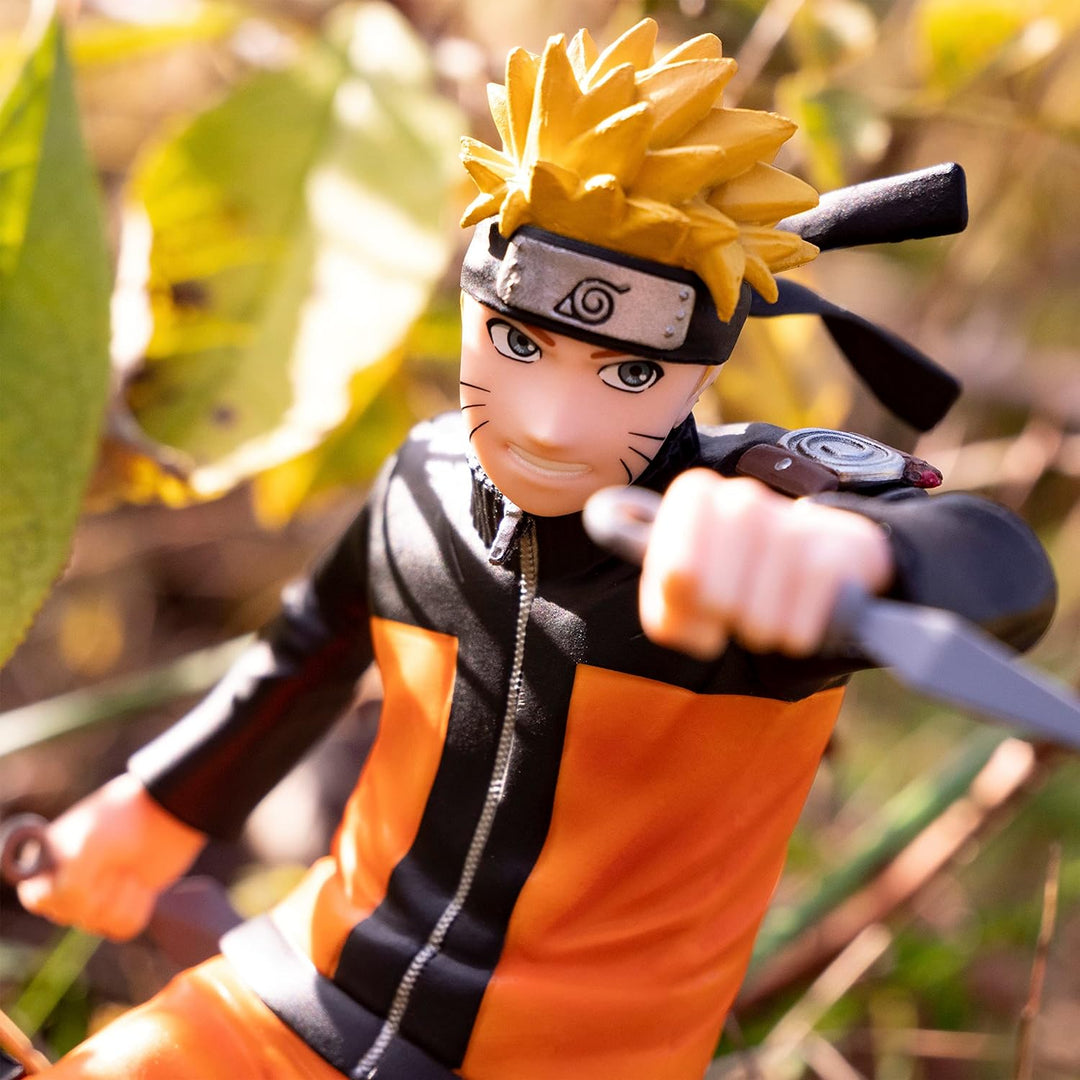 ABYSTYLE Studio Naruto Uzumaki SFC Figure010 Collection 16,5 cm gross Sammelfigur mit 2 Kunais Anime
